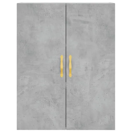 Armoires murales 2 pcs gris béton 69,5x34x90 cm