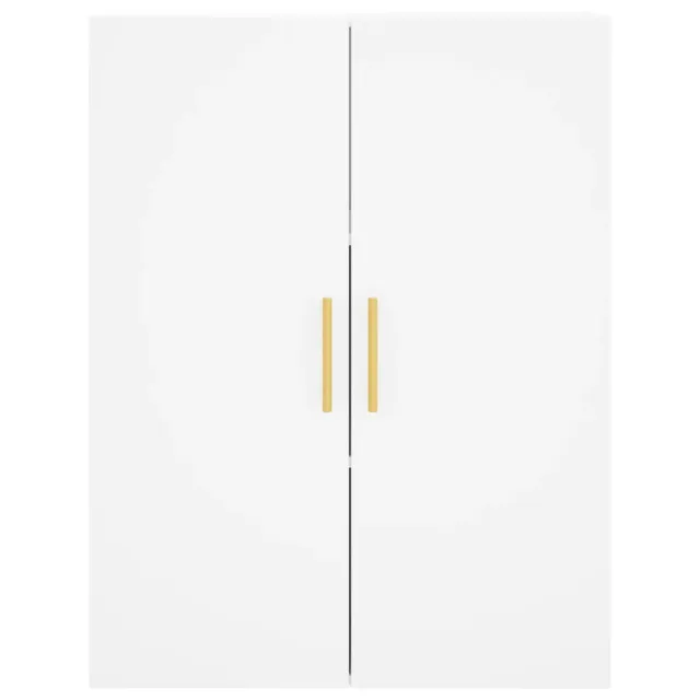 Armoires murales 2 pcs blanc 69,5x34x90 cm