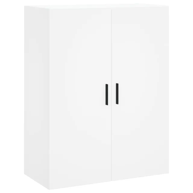 Armoires murales 2 pcs blanc 69,5x34x90 cm