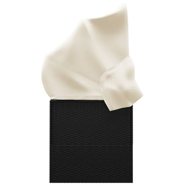 Lit de salon d'extérieur toit et coussins Noir Résine tressée