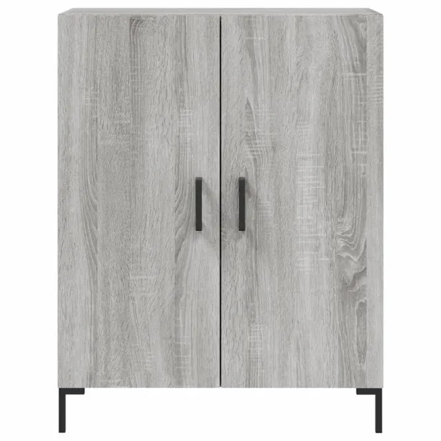 Buffet haut Sonoma gris 69,5x34x180 cm Bois d'ingénierie