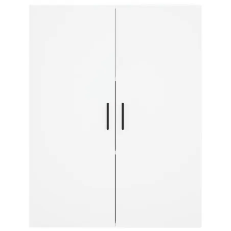 Buffet haut Blanc 69,5x34x180 cm Bois d'ingénierie