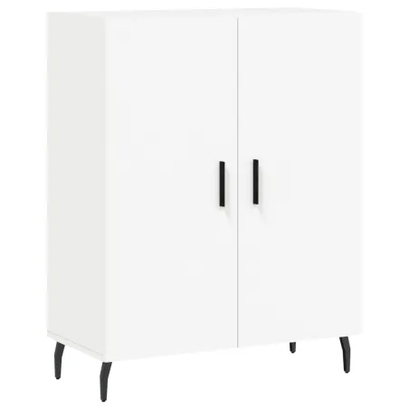 Buffet haut Blanc 69,5x34x180 cm Bois d'ingénierie