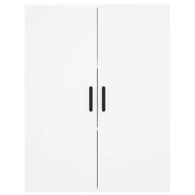 Buffet haut Blanc 69,5x34x180 cm Bois d'ingénierie