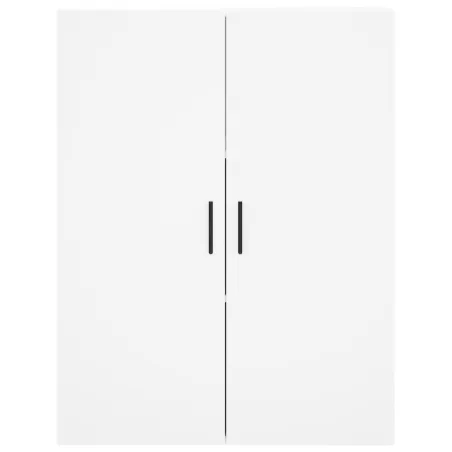 Buffet haut Blanc 69,5x34x180 cm Bois d'ingénierie