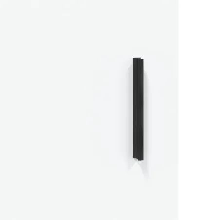 Buffet haut Blanc 69,5x34x180 cm Bois d'ingénierie