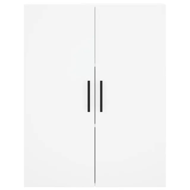 Buffet haut Blanc 69,5x34x180 cm Bois d'ingénierie