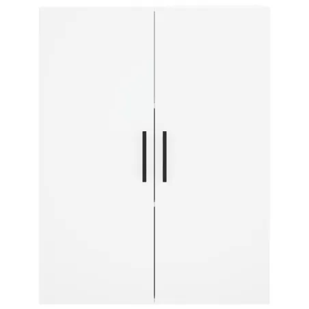 Buffet haut Blanc 69,5x34x180 cm Bois d'ingénierie