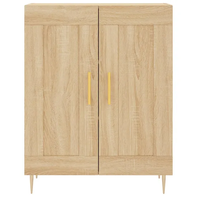 Buffet haut Chêne sonoma 69,5x34x180 cm Bois d'ingénierie