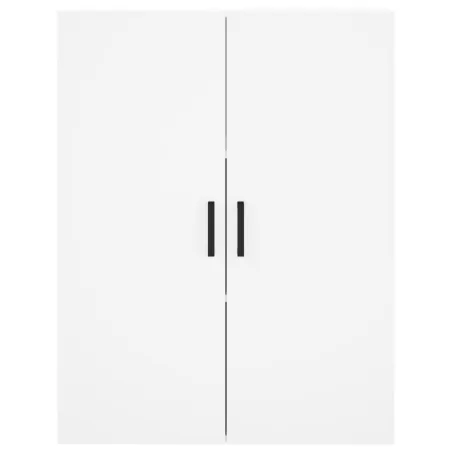 Buffet haut Blanc 69,5x34x180 cm Bois d'ingénierie