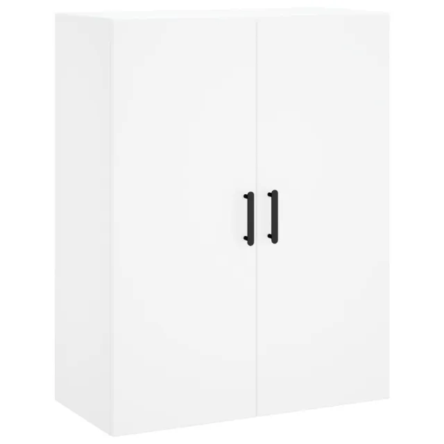 Buffet haut Blanc 69,5x34x180 cm Bois d'ingénierie