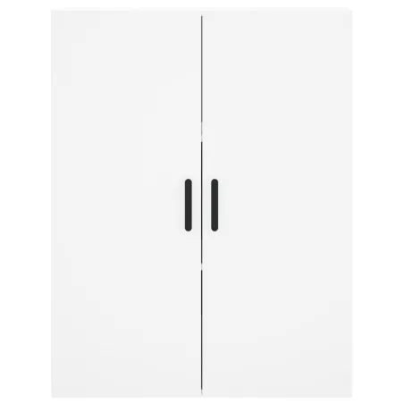 Buffet haut Blanc 69,5x34x180 cm Bois d'ingénierie