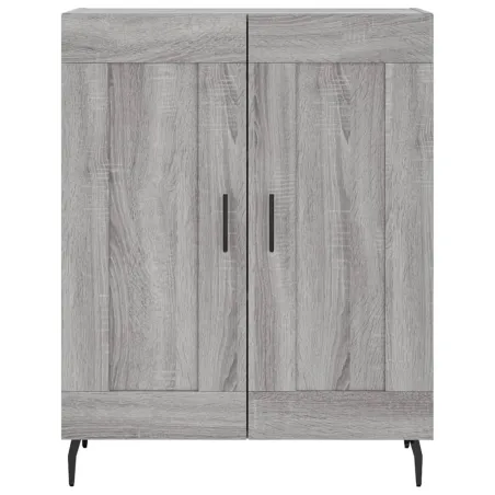 Buffet haut Sonoma gris 69,5x34x180 cm Bois d'ingénierie