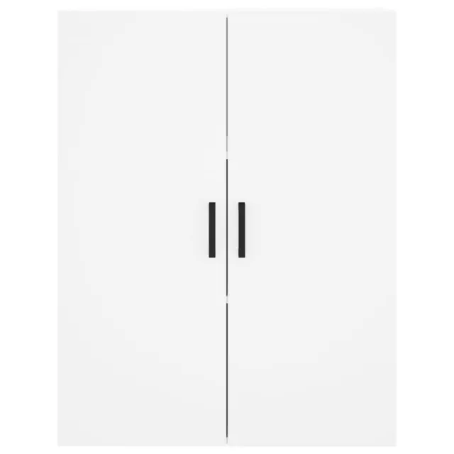 Buffet haut Blanc 69,5x34x180 cm Bois d'ingénierie