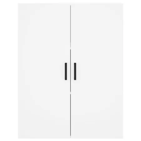 Buffet haut Blanc 69,5x34x180 cm Bois d'ingénierie