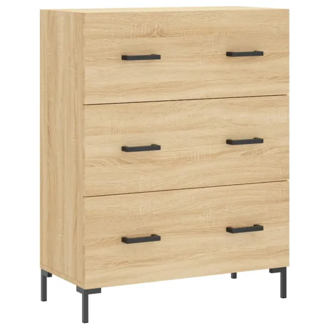 Buffet haut Chêne sonoma 69,5x34x180 cm Bois d'ingénierie