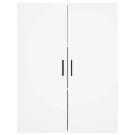 Buffet haut Blanc 69,5x34x180 cm Bois d'ingénierie