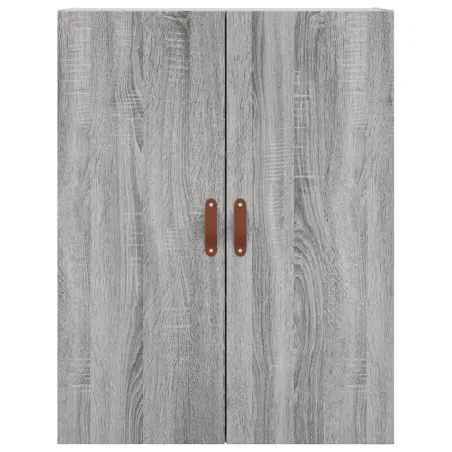 Buffet haut Sonoma gris 69,5x34x180 cm Bois d'ingénierie