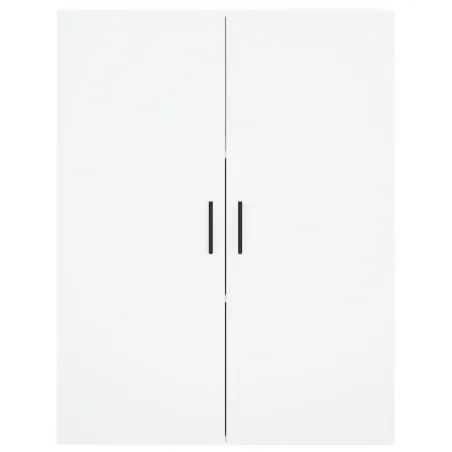 Buffet haut Blanc 69,5x34x180 cm Bois d'ingénierie