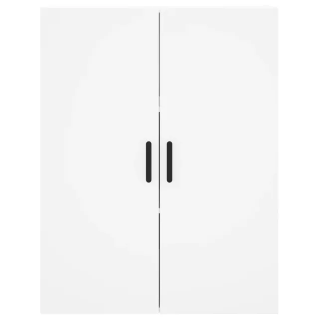 Buffet haut Blanc 69,5x34x180 cm Bois d'ingénierie