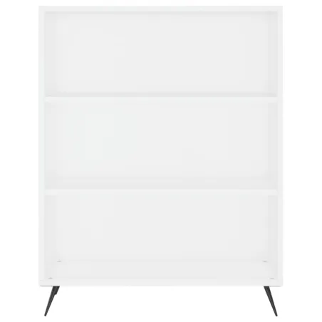 Buffet haut Blanc 69,5x34x180 cm Bois d'ingénierie