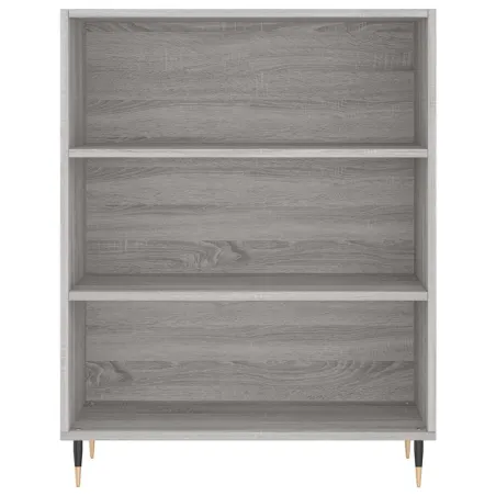 Buffet haut Sonoma gris 69,5x34x180 cm Bois d'ingénierie