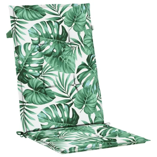 Chaises de jardin inclinables lot de 4 et coussins bois teck