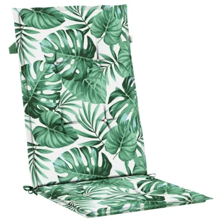 Chaises de jardin inclinables lot de 4 et coussins bois teck