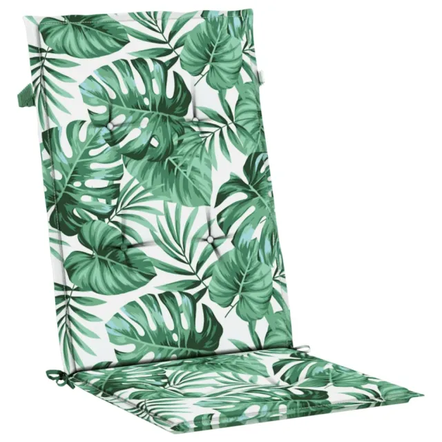 Chaises de jardin inclinables et coussins lot de 8 teck solide