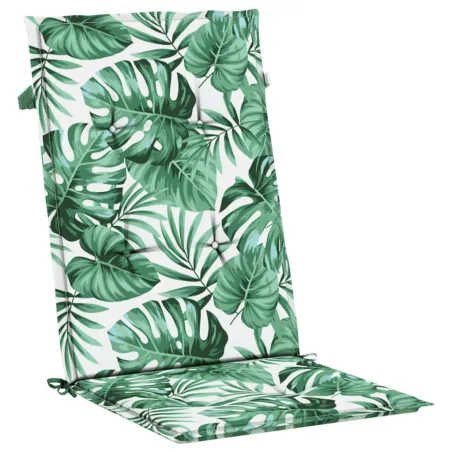 Chaises de jardin inclinables et coussins lot de 8 teck solide