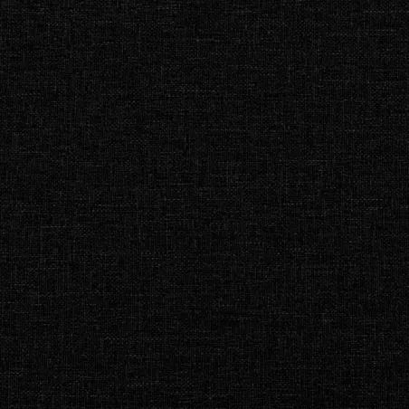 Lit de jour avec gigogne sans matelas noir 90x200 cm