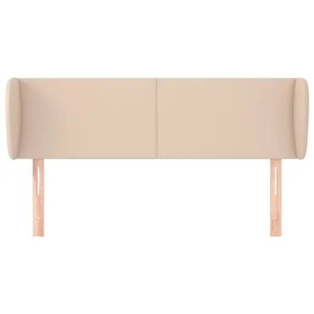 Tête de lit avec oreilles Cappuccino 147x23x78/88 cm Similicuir