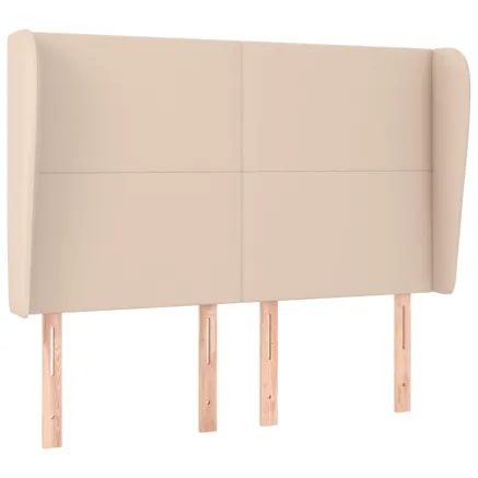 Tête de lit avec oreilles Cappuccino 147x23x118/128 cm 2