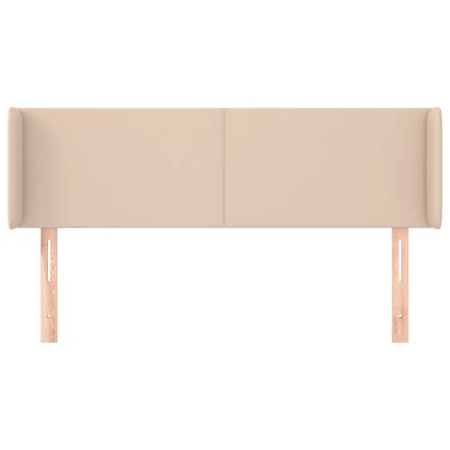 Tête de lit avec oreilles Cappuccino 147x16x78/88 cm Similicuir