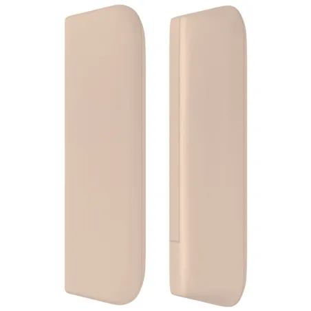 Tête de lit avec oreilles Cappuccino 147x16x78/88 cm Similicuir