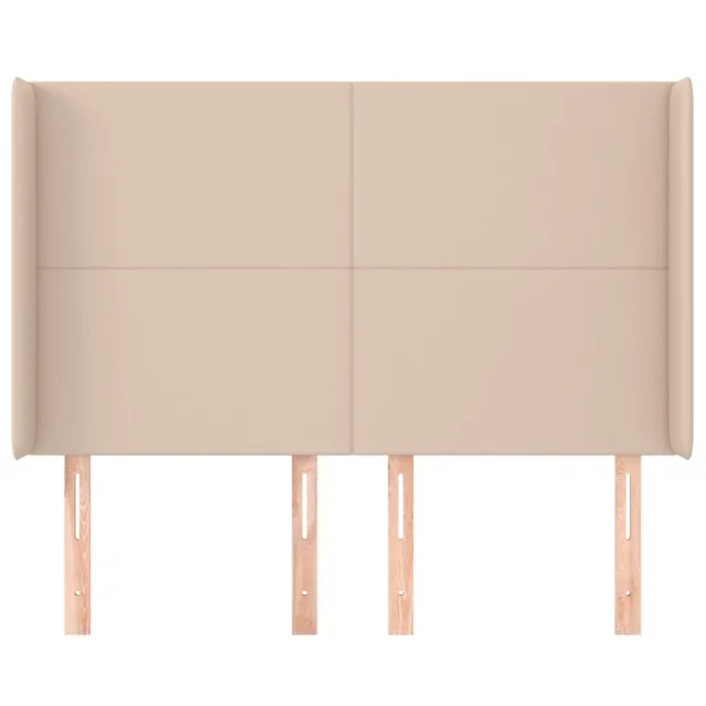 Tête de lit avec oreilles Cappuccino 147x16x118/128 cm