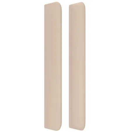 Tête de lit avec oreilles Cappuccino 147x16x118/128 cm