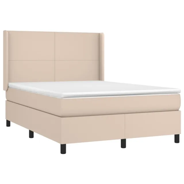 Sommier à lattes de lit matelas LED Cappuccino 140x200 cm