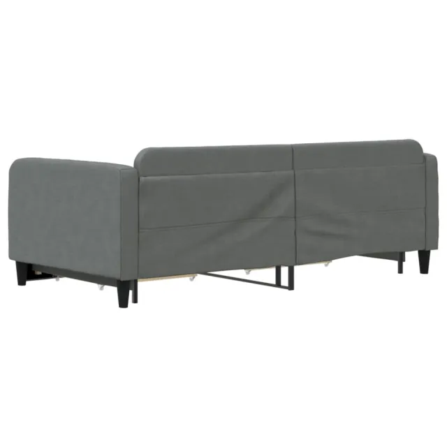 Lit de jour avec gigogne et tiroirs sans matelas 100x200 cm