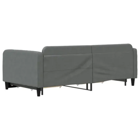 Lit de jour avec gigogne et tiroirs sans matelas 100x200 cm