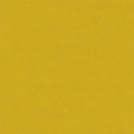 Lit de jour avec lit gigogne et matelas jaune 80x200 cm velours