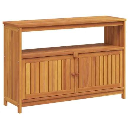Table console de jardin 110x35x75 cm bois massif d'acacia 2