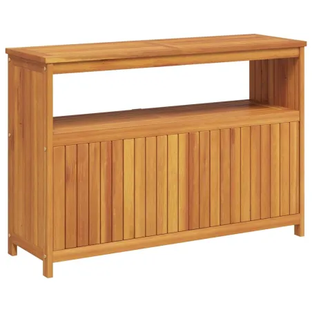 Table console de jardin 110x35x75 cm bois massif d'acacia