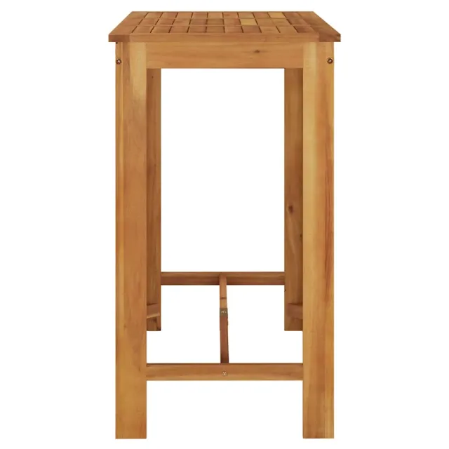 Table de bar de jardin 120x60x105 cm Bois d'acacia solide