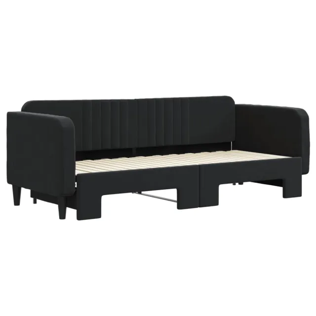 Lit de jour avec gigogne sans matelas 80x200 cm