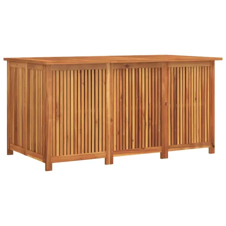 Boîte de rangement de jardin 150x80x75 cm bois massif d'acacia