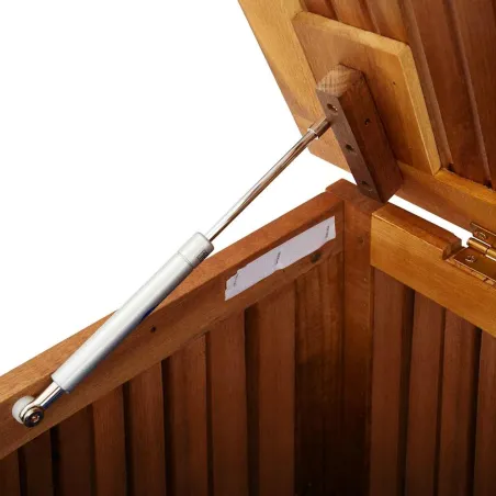 Boîte de rangement de jardin 150x80x75 cm bois massif d'acacia