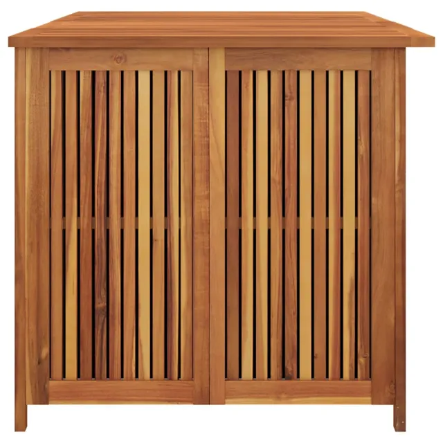 Boîte de rangement de jardin 175x80x75 cm bois massif d'acacia