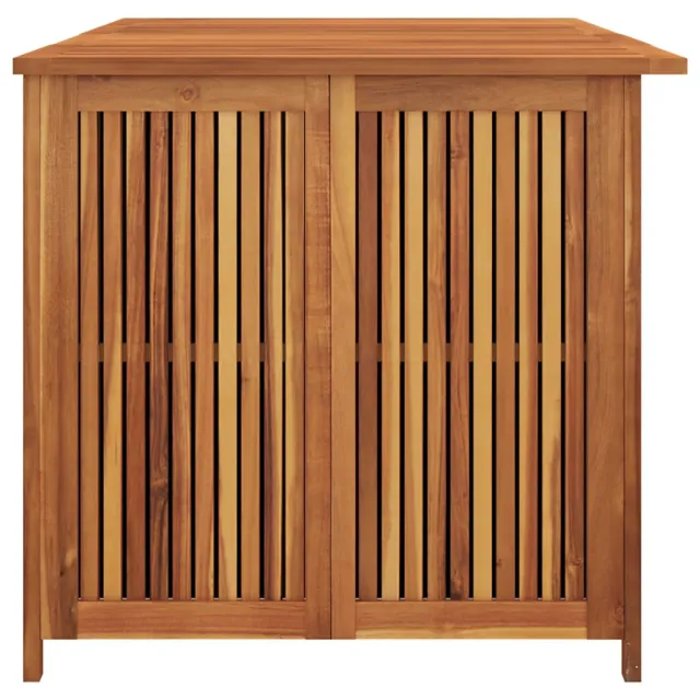Boîte de rangement de jardin 200x80x75 cm bois massif d'acacia