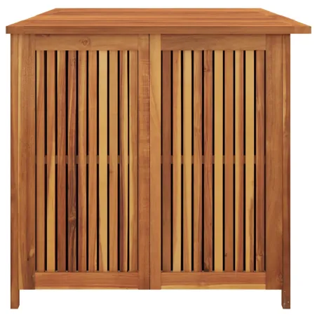 Boîte de rangement de jardin 200x80x75 cm bois massif d'acacia